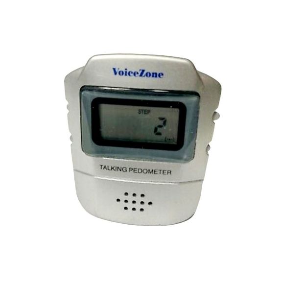 SOLD Pedometer Voice Zone Talking Calorie Counting Pedometer Silver - Picture 3 of 4